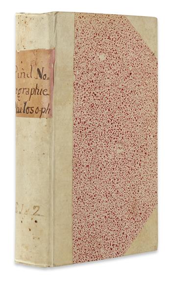 PINEL, PHILIPPE. Nosographie Philosophique; ou, La Méthode de lAnalyse appliquée à la Médecine.  2 vols. in one.  1797-78